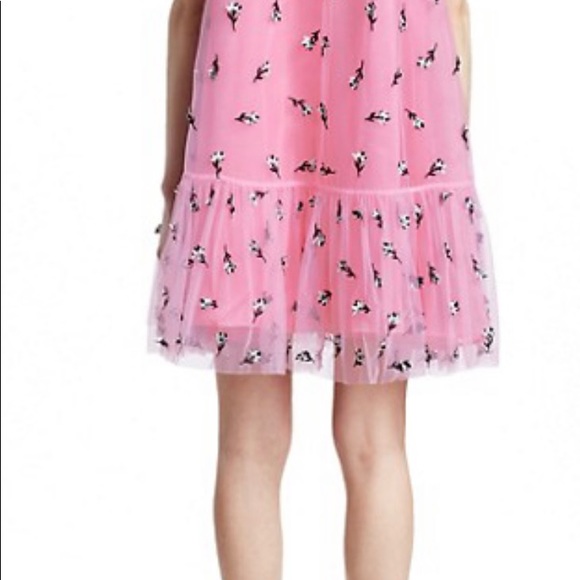 GANNI embellished mesh mocked neck dress - Picture 3 of 7